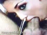 Cum coming out of her nose