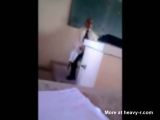 Teacher caught jerking off in front of class