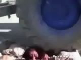 Men Exucuted And Run Over By Truck